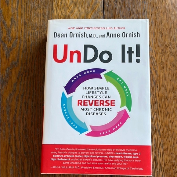 UnDo It! by Dean Ornish and Anne Ornish Hard Cover Book - Picture 1 of 4